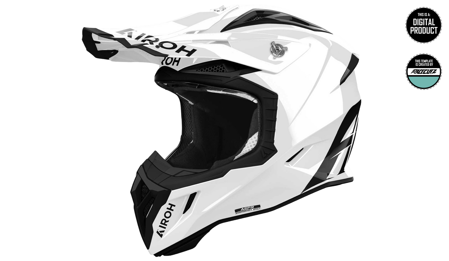 AIROH AVIATOR ACE 2 - SIZE XSMALL & SMALL & MEDIUM TEMPLATE