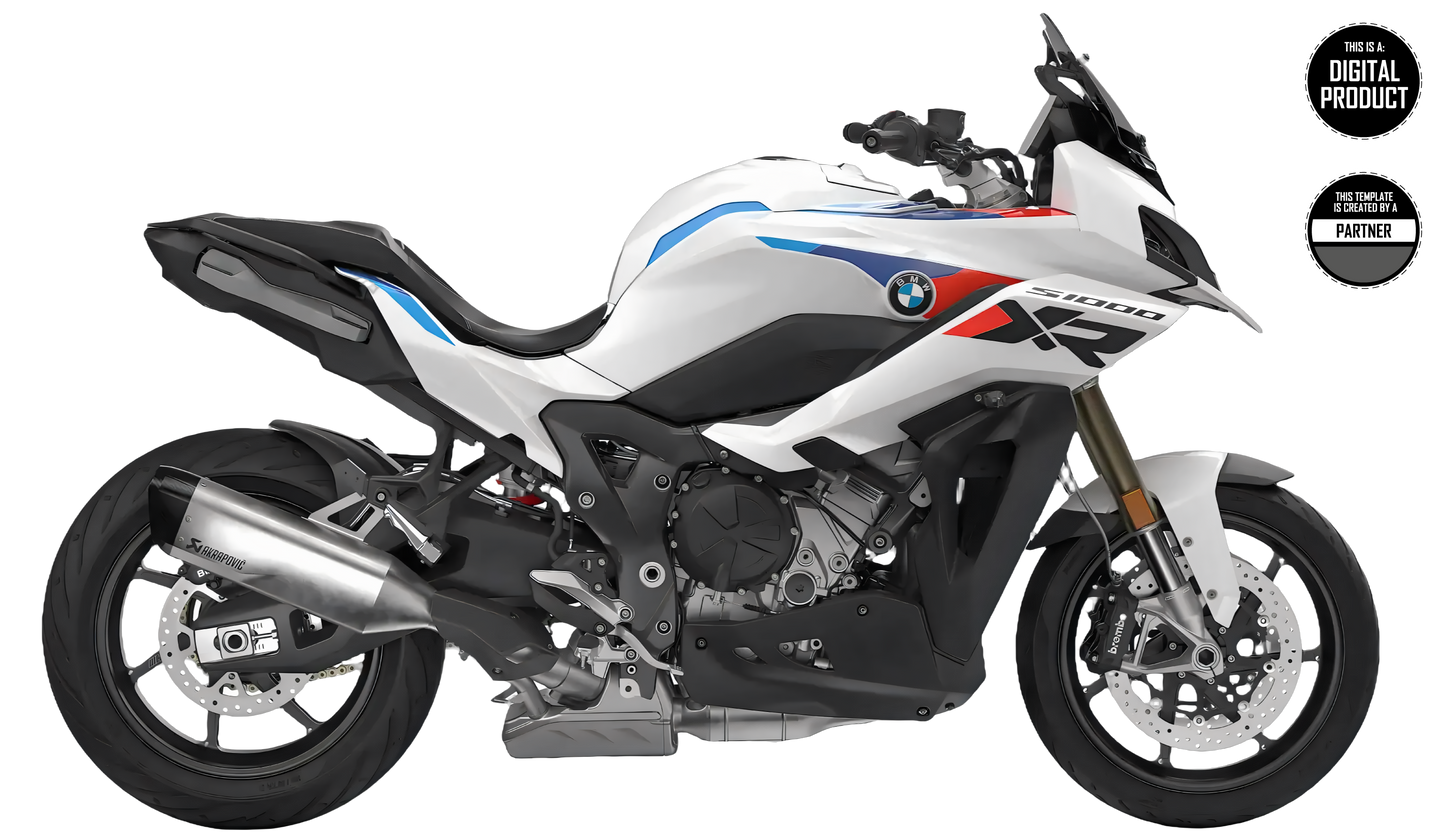 BMW S 1000 XR 2024-2026 TEMPLATE