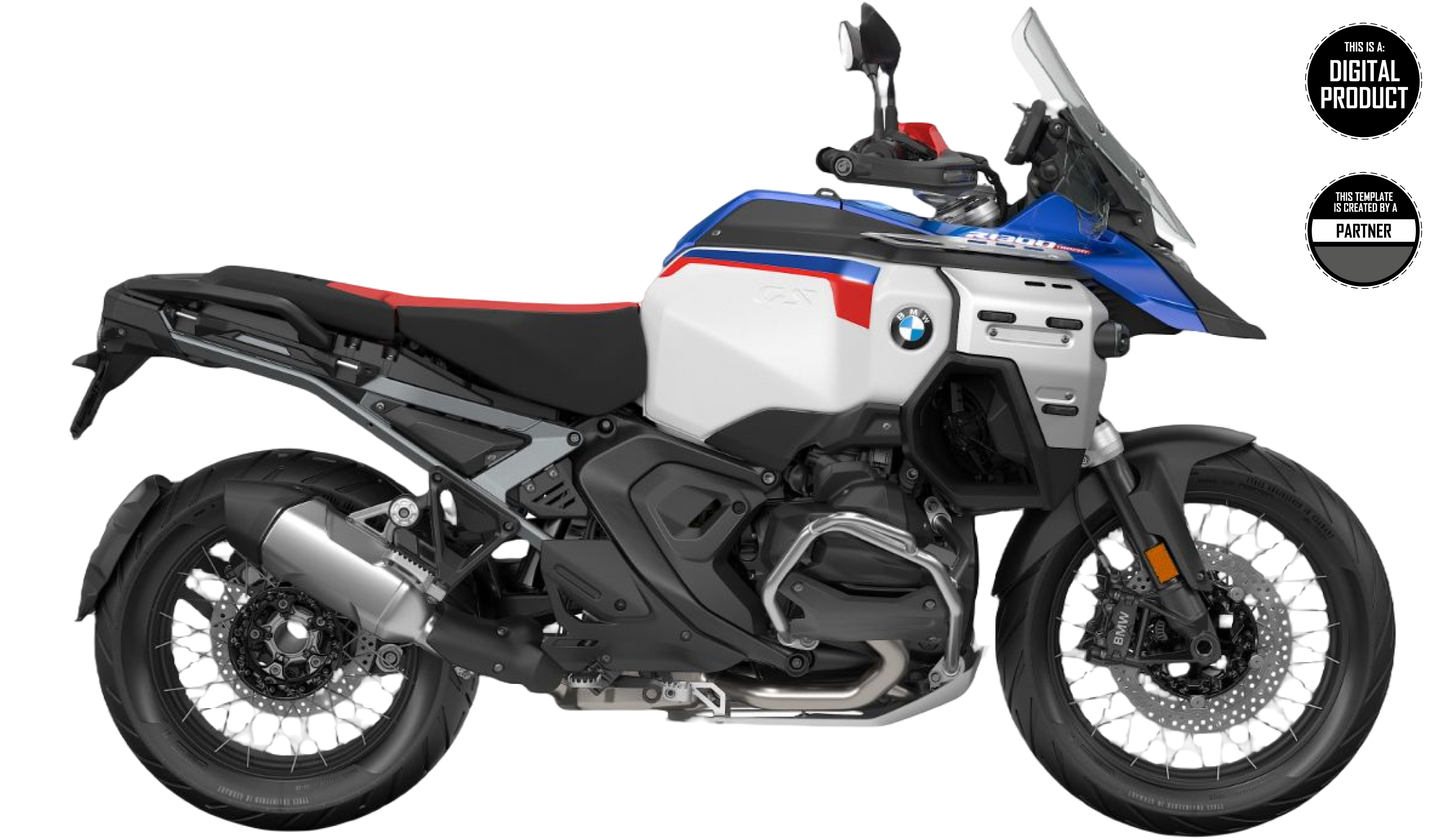 BMW R 1300 GS ADVENTURE 2024-2026 TEMPLATE