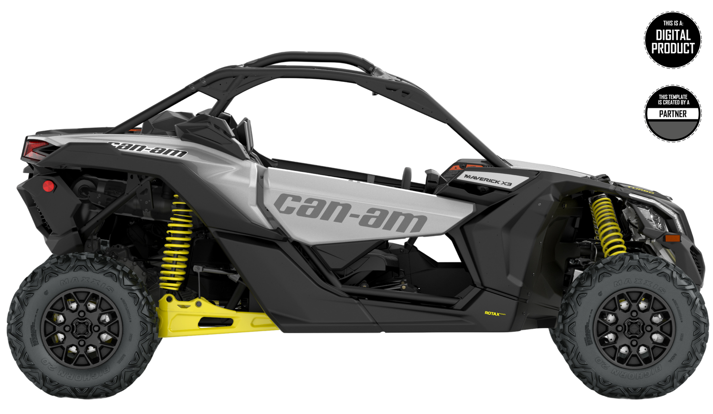 CAN-AM MAVERICK X3 2017-2024 - 2 SEATER TEMPLATE