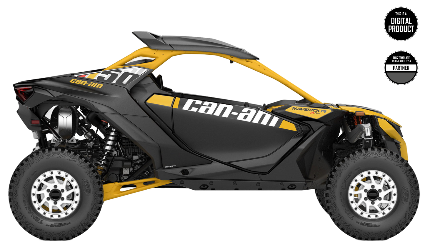 CAN-AM MAVERICK R 2024-2026 - 2 SEATER TEMPLATE