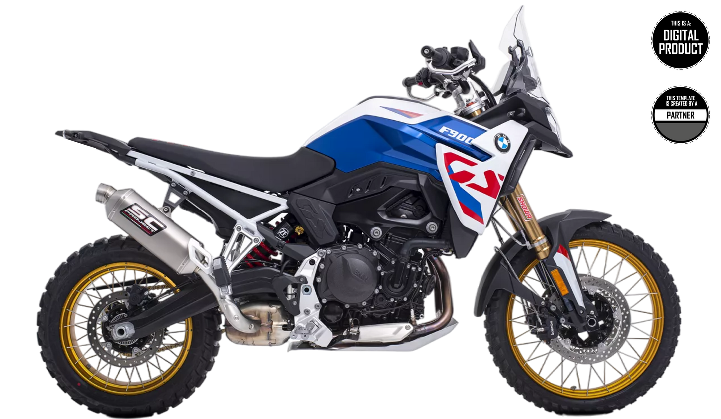 BMW F 900 GS 2024-2026 TEMPLATE