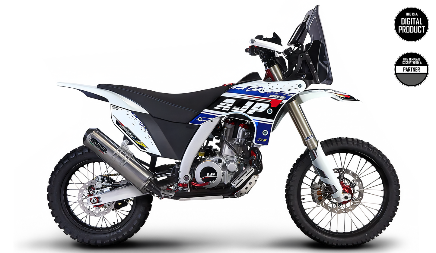 AJP PR7 650 ADVENTURE 2016-2024 TEMPLATE