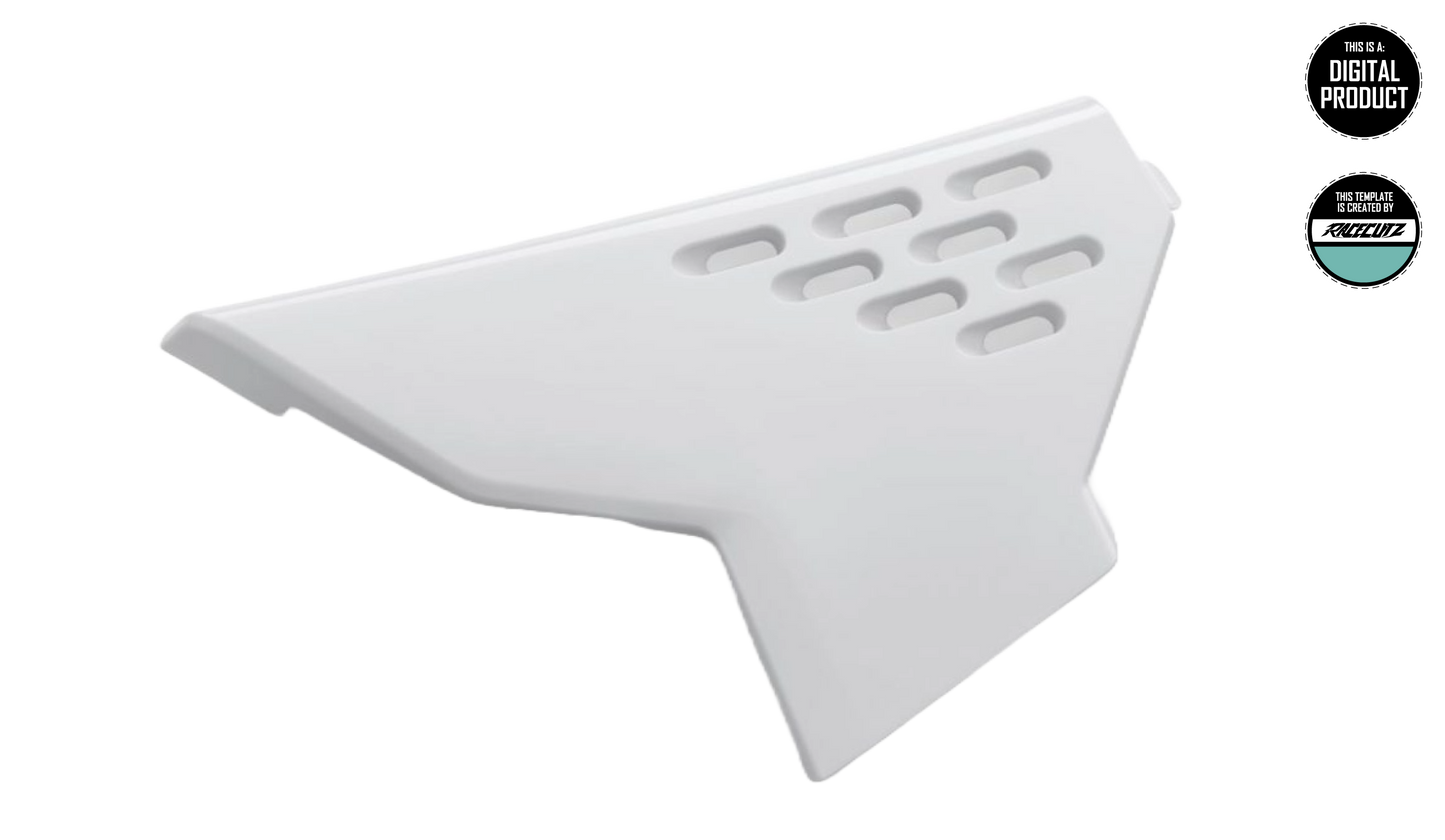 HUSQVARNA TC-FC 2023-2024 & TE-FE 2024-2025 VENTET AIR FILTER COVER TEMPLATE