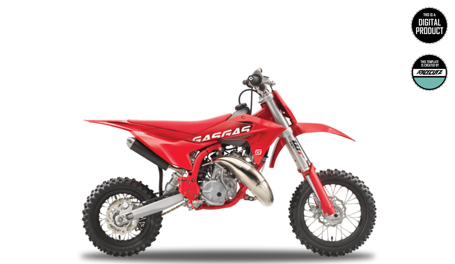GASGAS MC 50 2024-2025 & MC-E3 + MC-E5 2025-2026 TEMPLATE