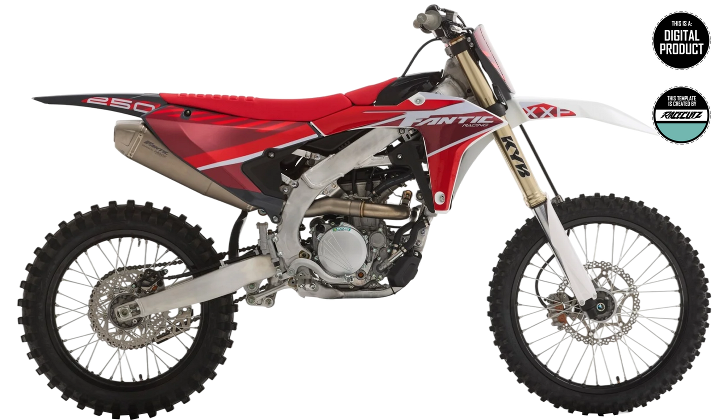 FANTIC XXF 250 & 450 2025-2026 TEMPLATE