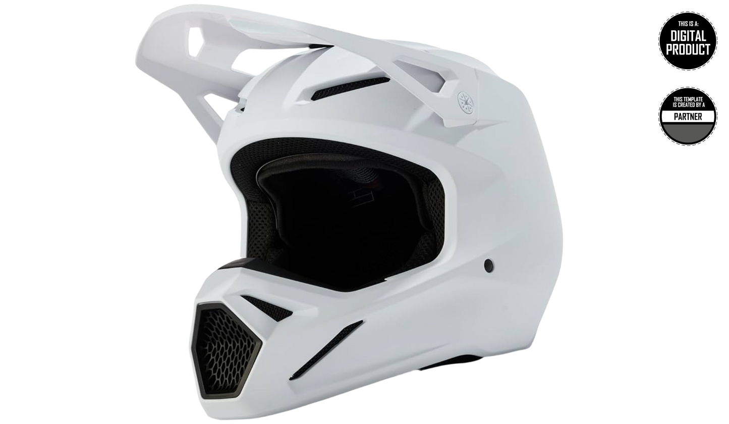 FOX V1 2024+ SIZE MEDIUM TEMPLATE