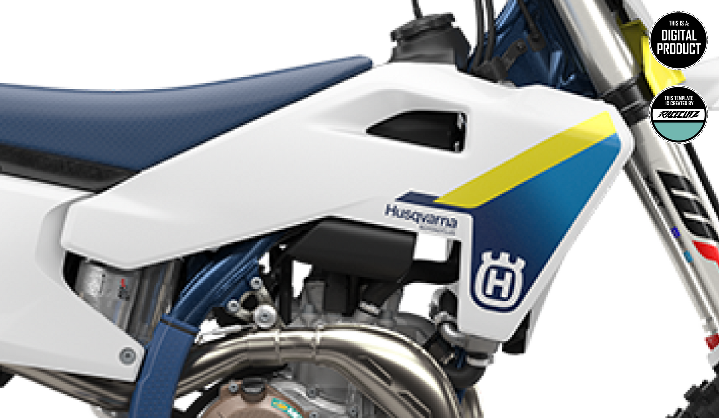 HUSQVARNA FC+TC 2025-2026 (2024 FACTORY EDITION) & FE+TE 2026 - SHROUDS TEMPLATE