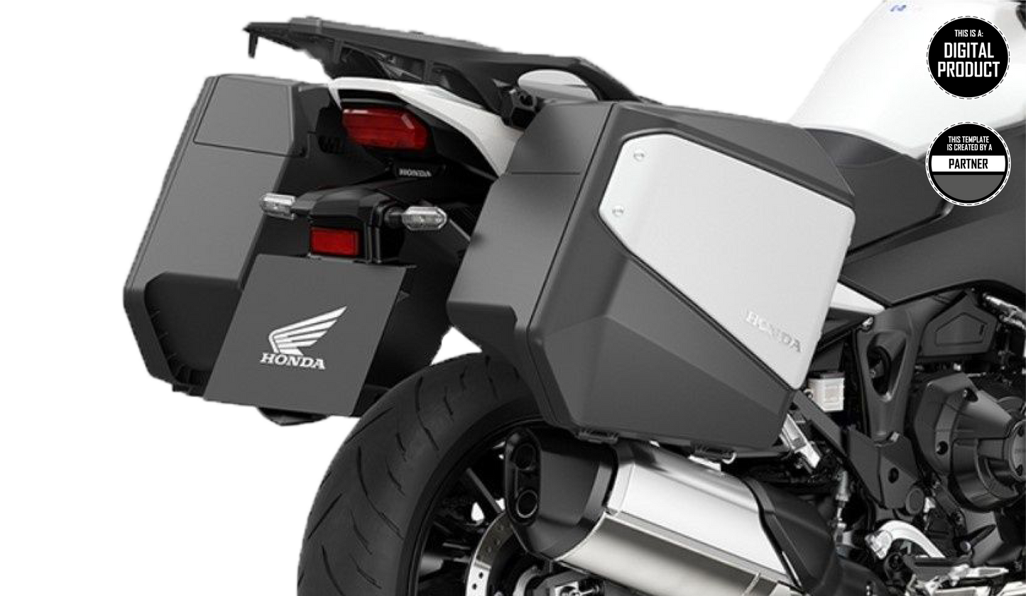 HONDA NT 1100 2022-2024 & NC 750 2021-2024 & X-ADV 750 & FORZA 750 PANNIERS TEMPLATE
