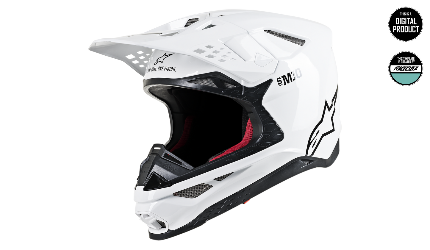ALPINESTARS SM8 + SM10 - SIZE XLARGE & XXLARGE TEMPLATE