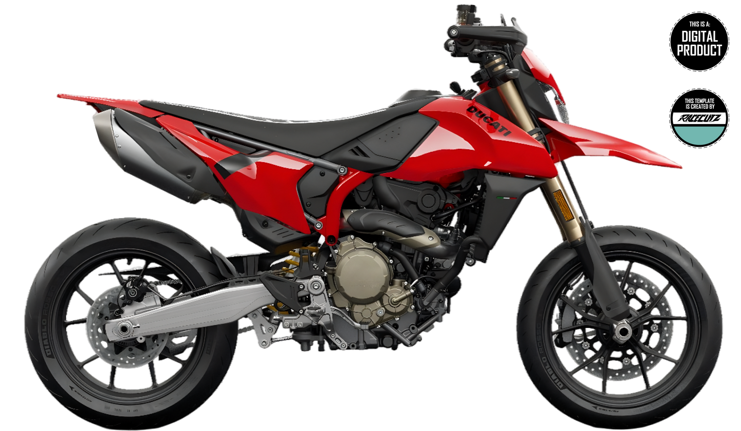 DUCATI HYPERMOTARD 698 MONO + RVE 2024-2026 TEMPLATE