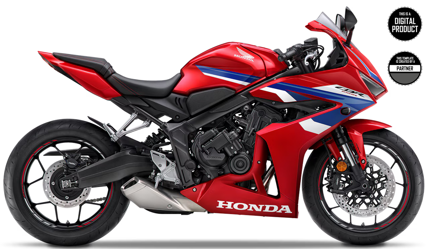 HONDA CBR 650 R 2024-2025 TEMPLATE
