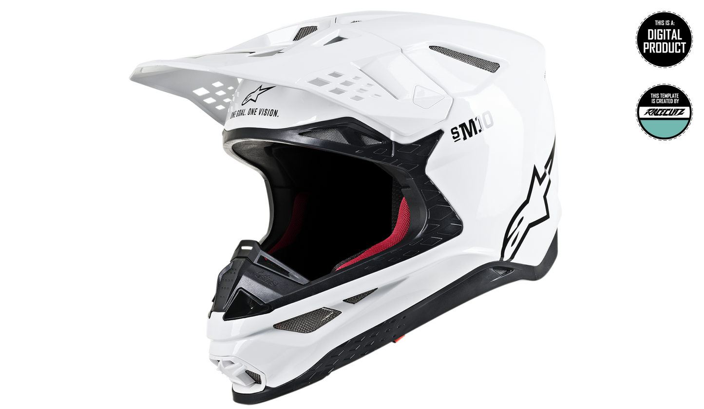 ALPINESTARS SM8 + SM10 - SIZE XSMALL & SMALL TEMPLATE