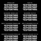 RACING NUMBER PACK 11