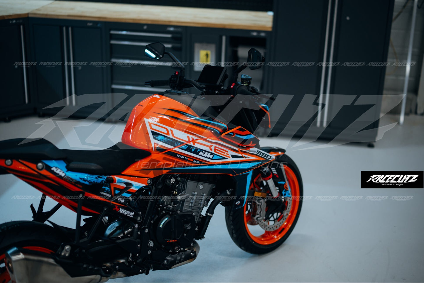 KTM 990 DUKE R 2024-2026 TEMPLATE
