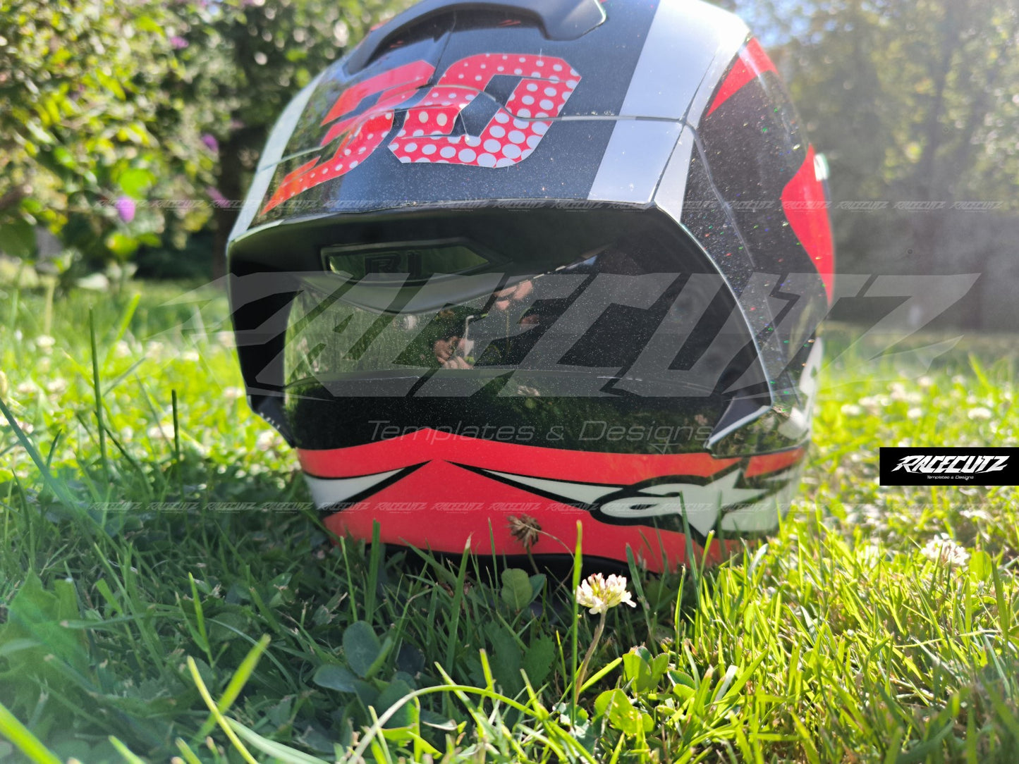 SCORPION EXO R1 - SIZE XSMALL & SMALL & MEDIUM TEMPLATE