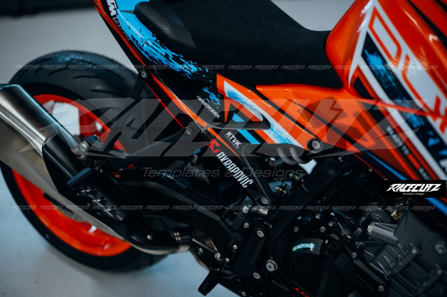 KTM 990 DUKE R 2024-2026 TEMPLATE