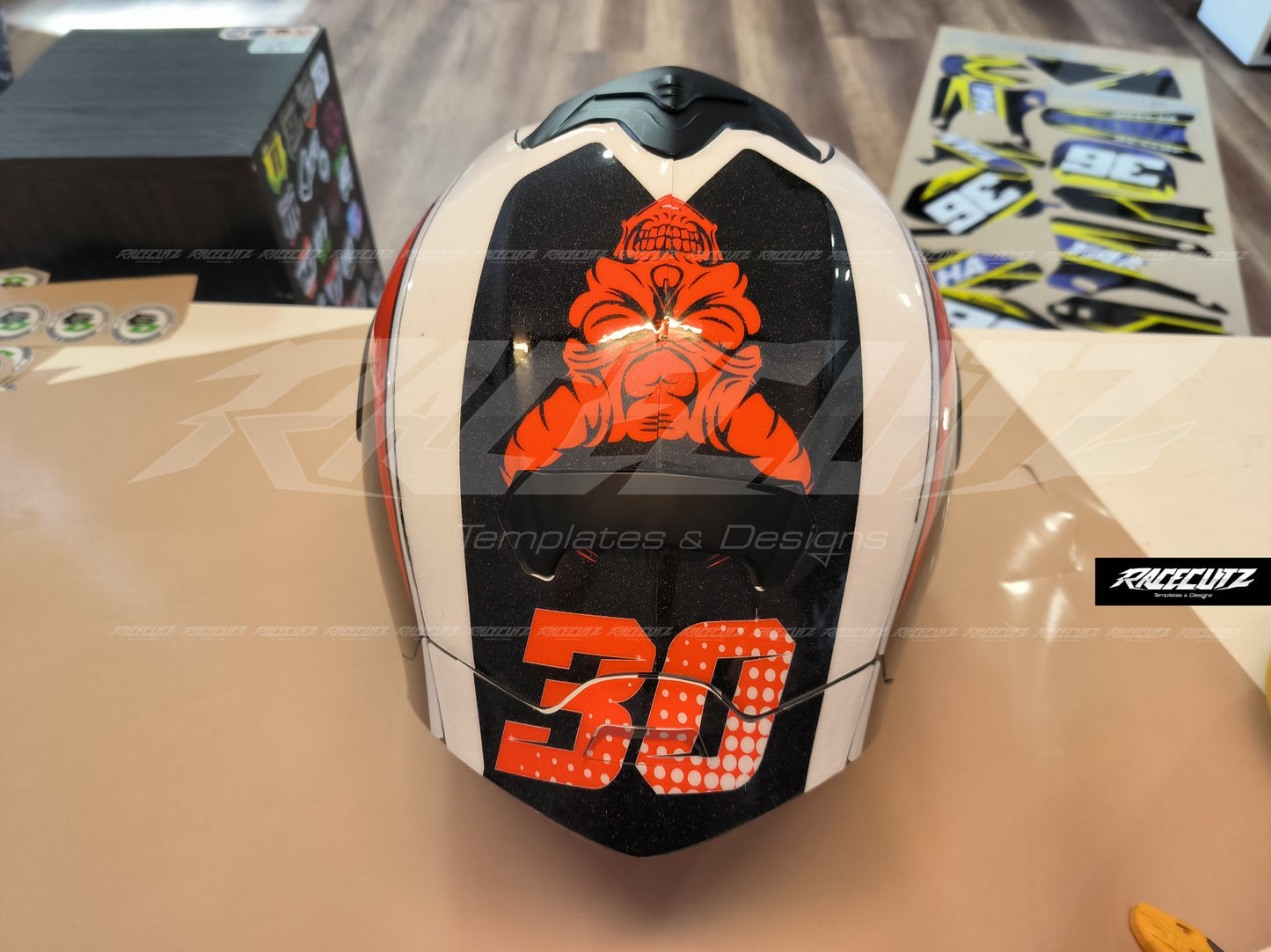 SCORPION EXO R1 - SIZE XSMALL & SMALL & MEDIUM TEMPLATE