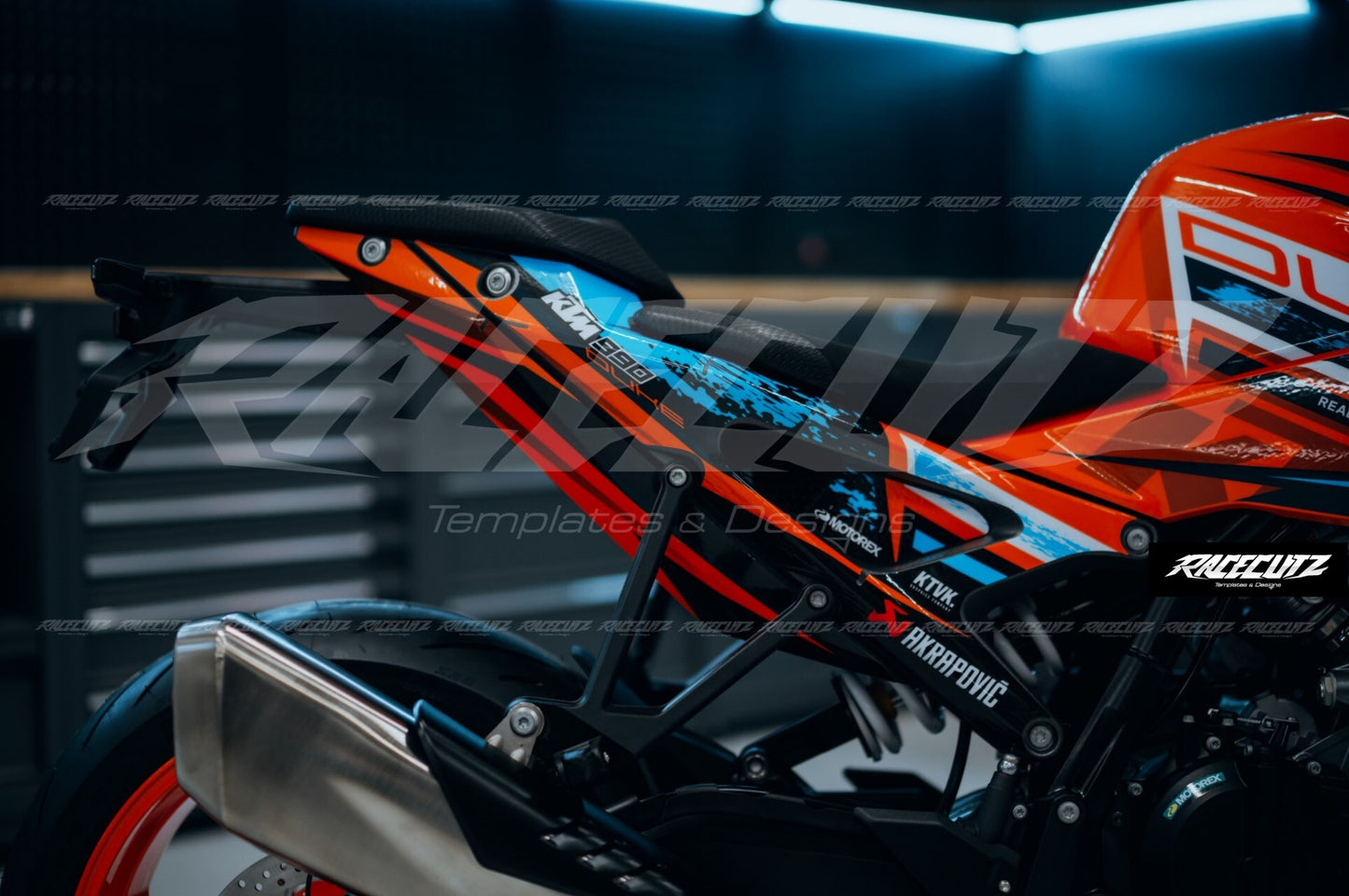 KTM 990 DUKE R 2024-2026 TEMPLATE