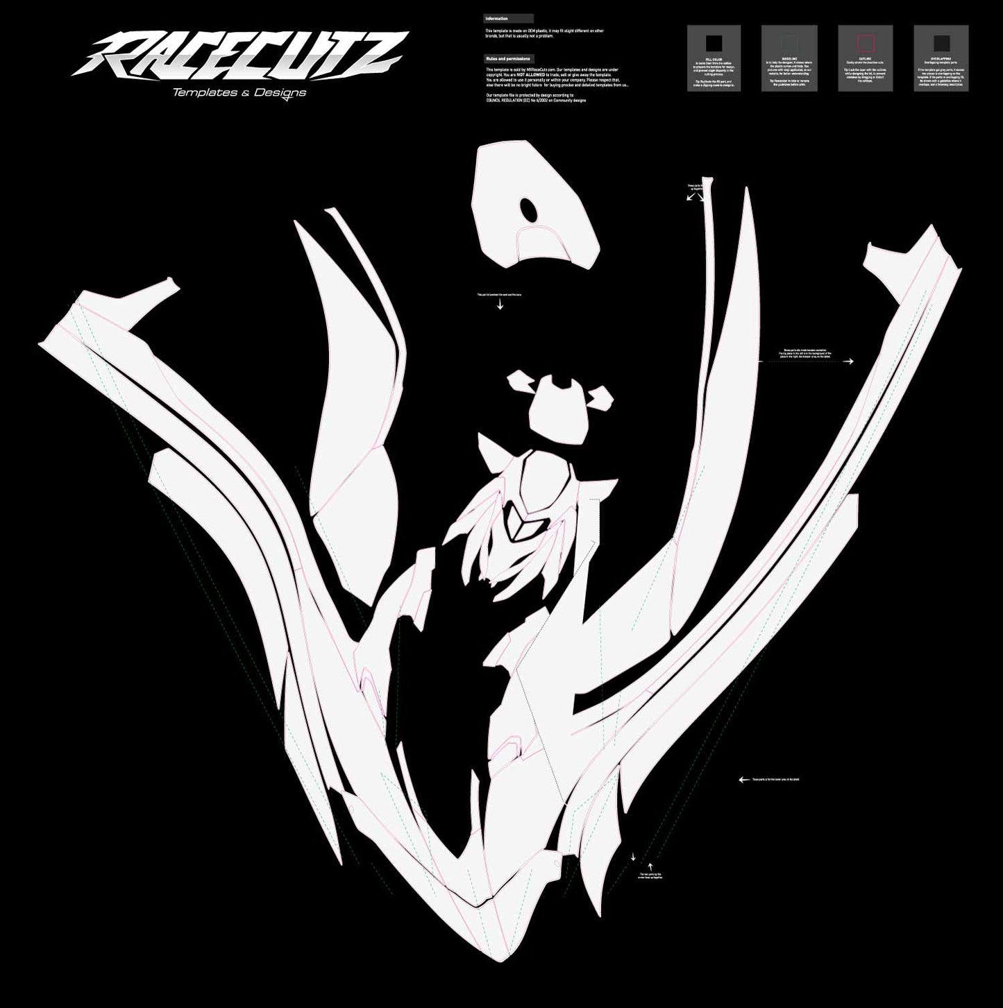 SEADOO RXP-X 2021-2026 TEMPLATE