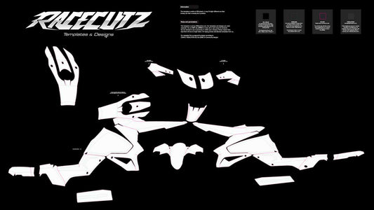 SUZUKI V-STORM DL 1050 DE & RE 2020-2026 TEMPLATE