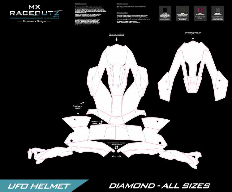 UFO DIAMOND - ALL SIZES TEMPLATE