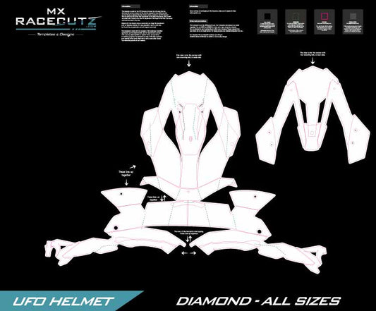 UFO DIAMOND - ALL SIZES TEMPLATE
