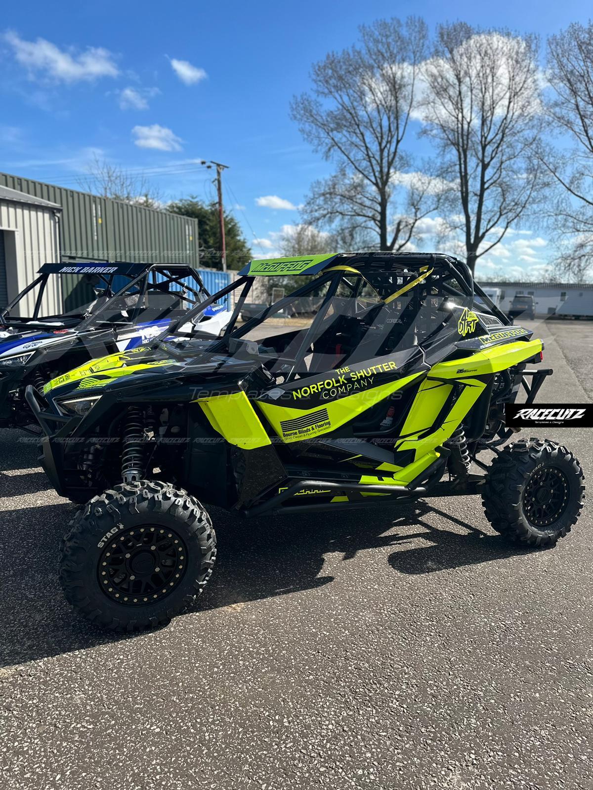POLARIS RZR PRO XP 2020-2024 & PRO R + TURBO R 2022-2023 - 2 SEATER TEMPLATE