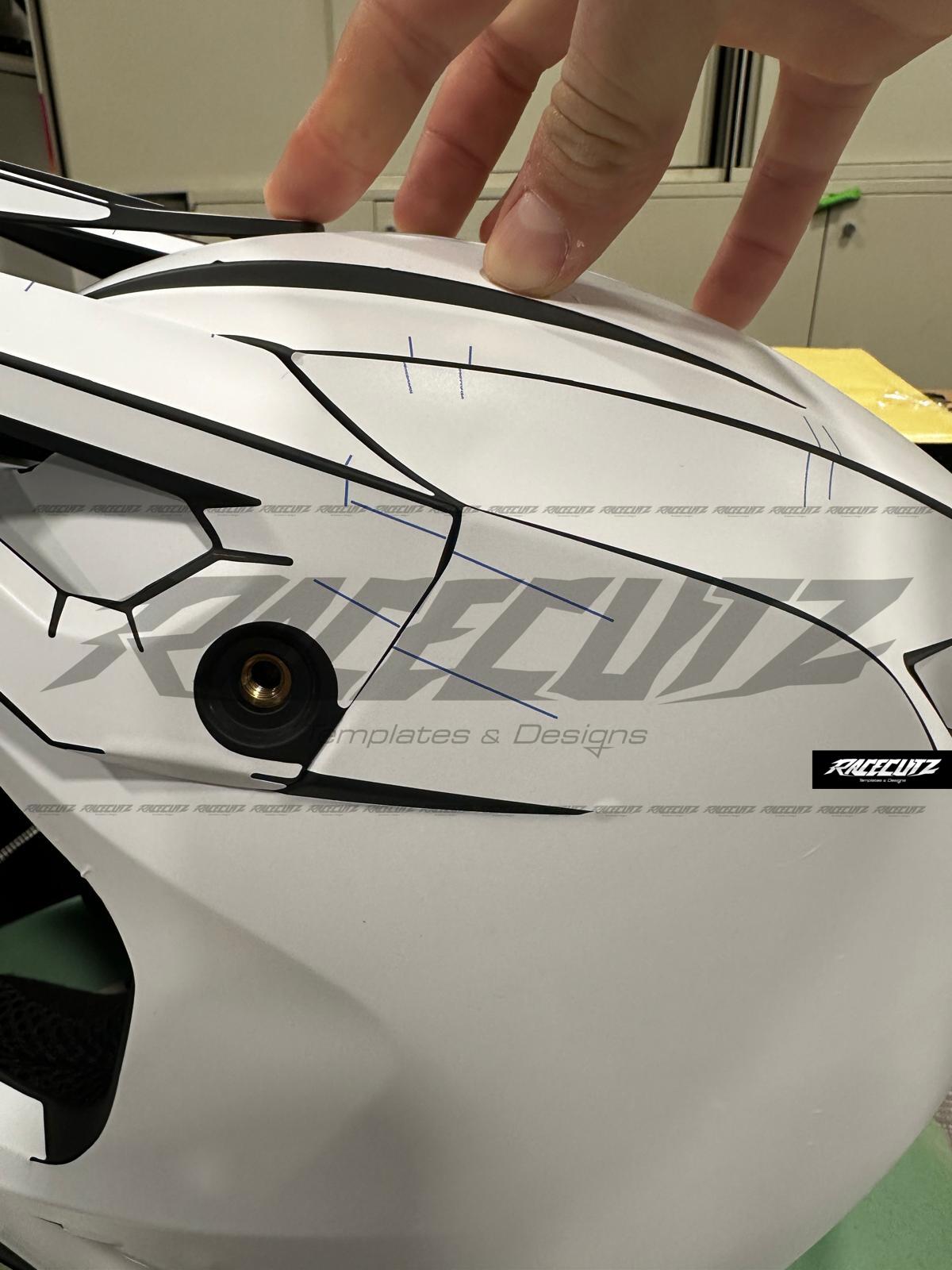 FOX V1 2024+ SIZE LARGE TEMPLATE