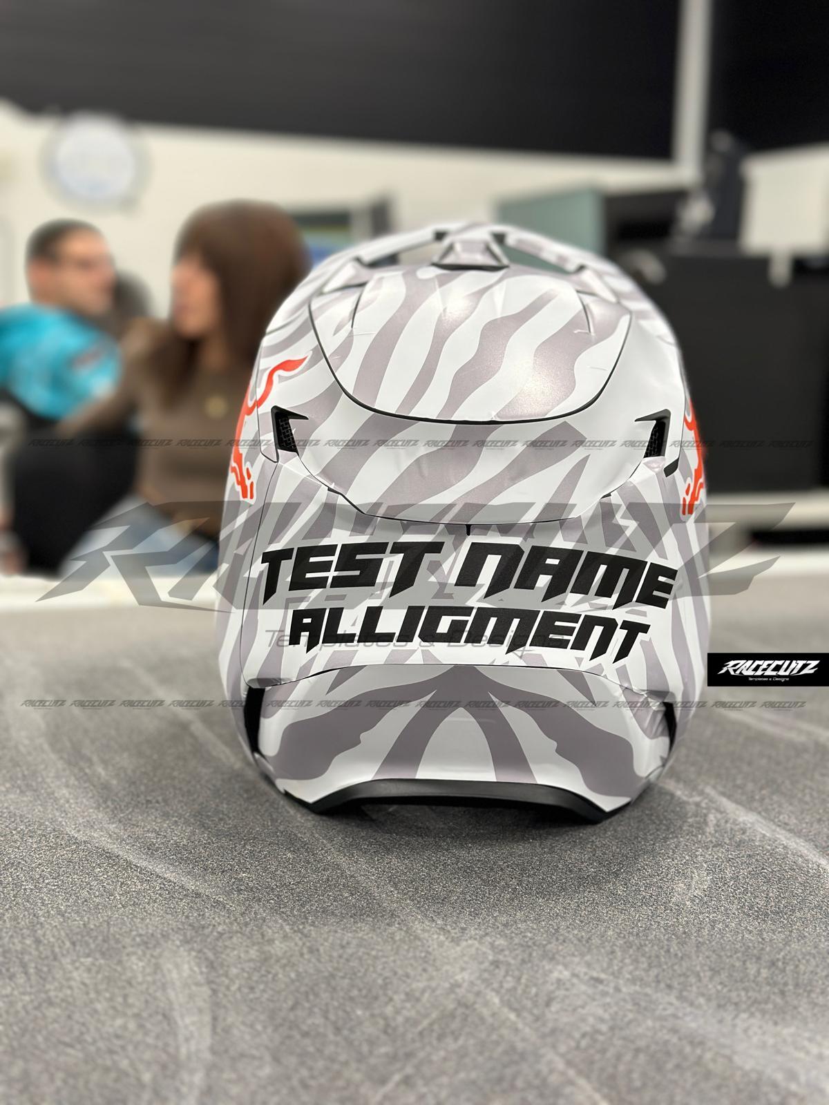 FOX V1 2024+ SIZE LARGE TEMPLATE