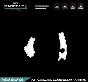 YAMAHA YZ 125&250 2022-2026 - FRAME TEMPLATE