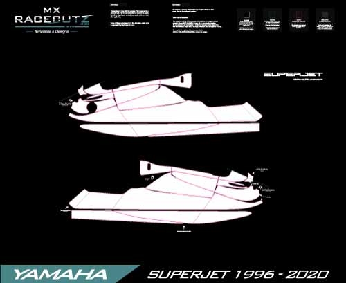 YAMAHA SUPERJET 1996-2020 TEMPLATE