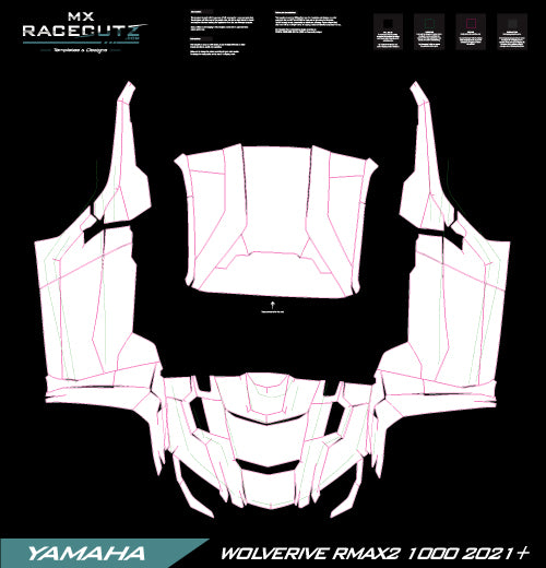 YAMAHA WOLVERINE RMAX2 1000 2021-2026 TEMPLATE