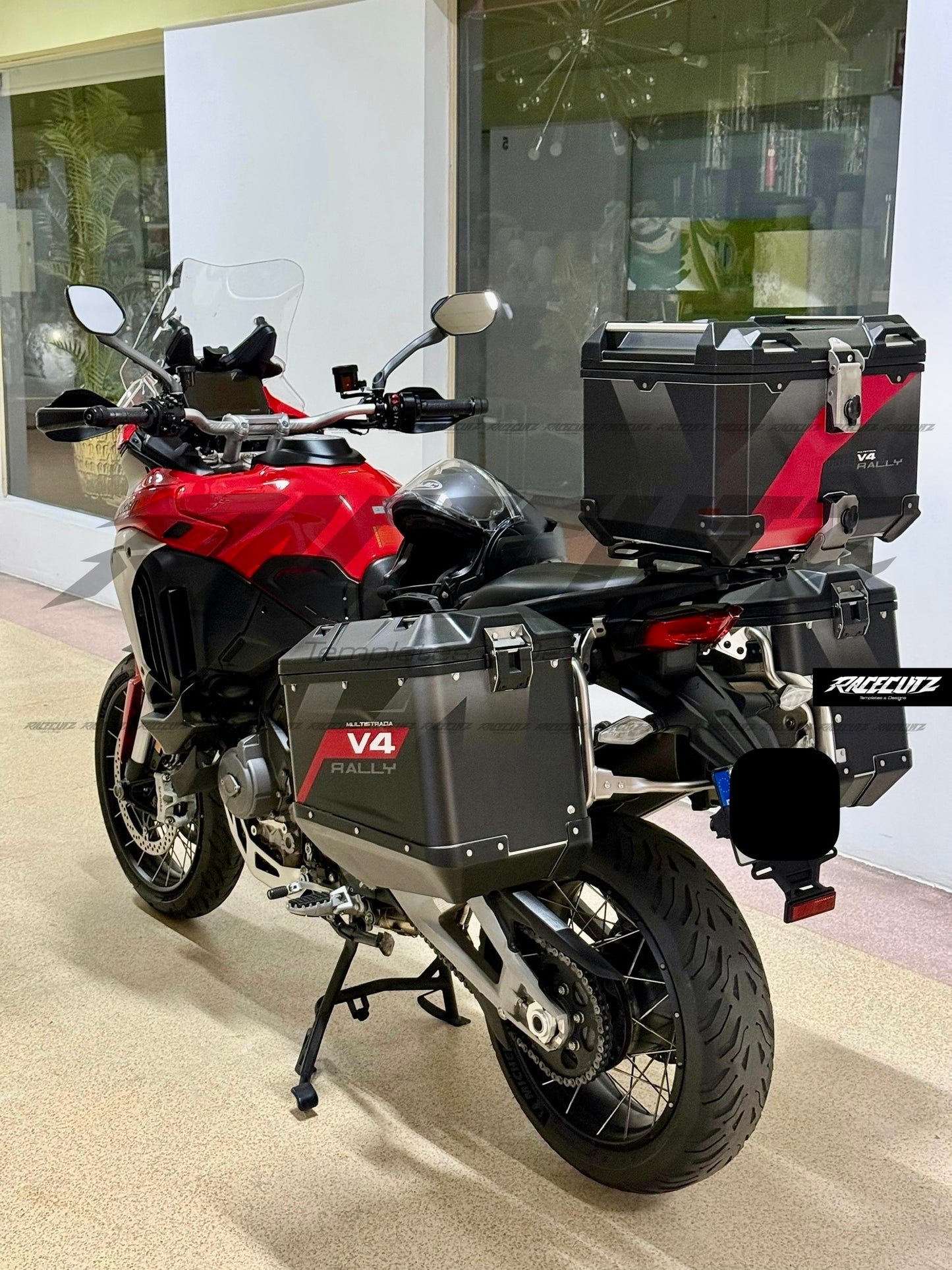 DUCATI DESERTX & MULTISTRADA V4 - PANNIERS TEMPLATE