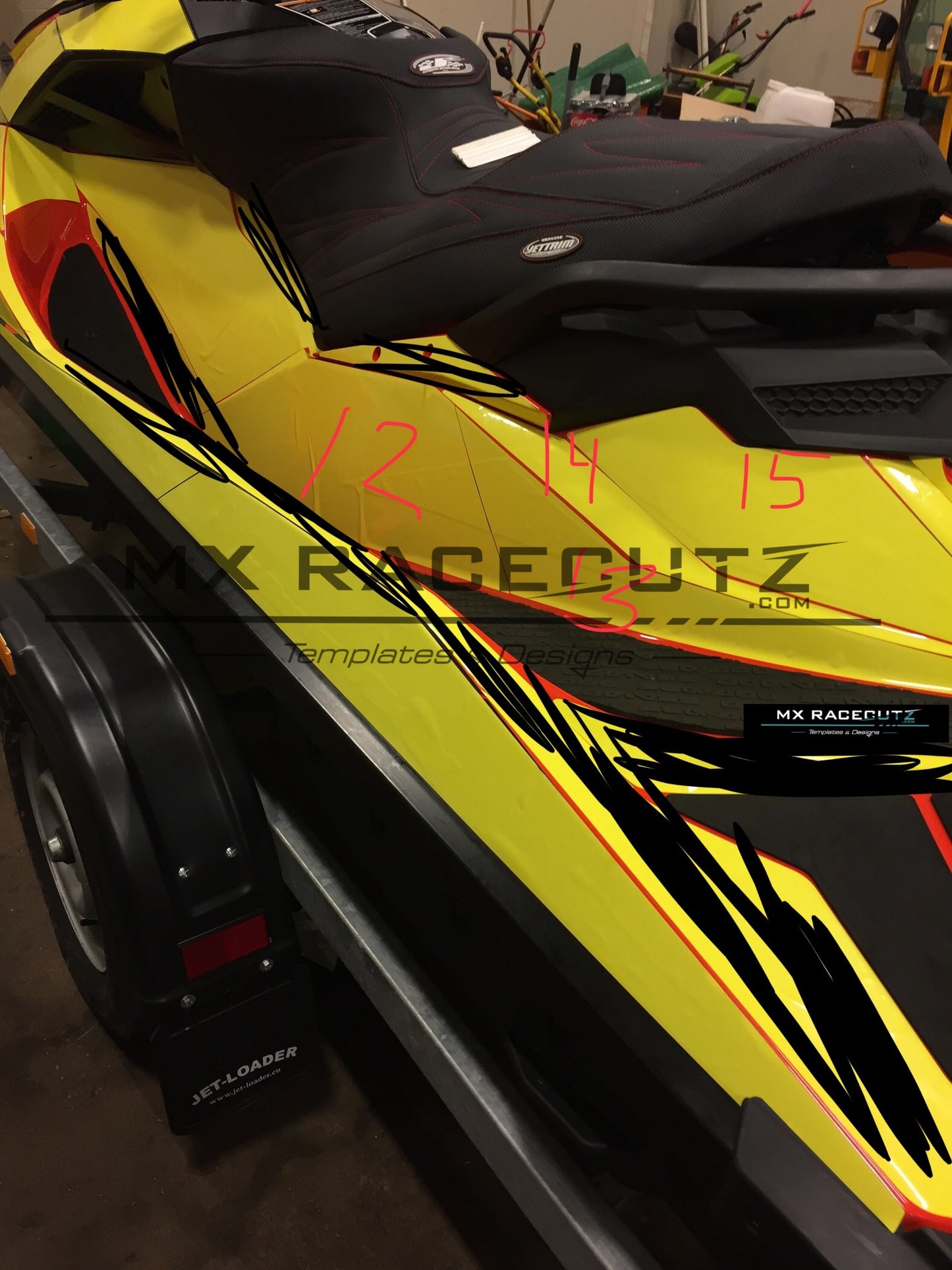 SEADOO RXP-X 2014-2020 TEMPLATE
