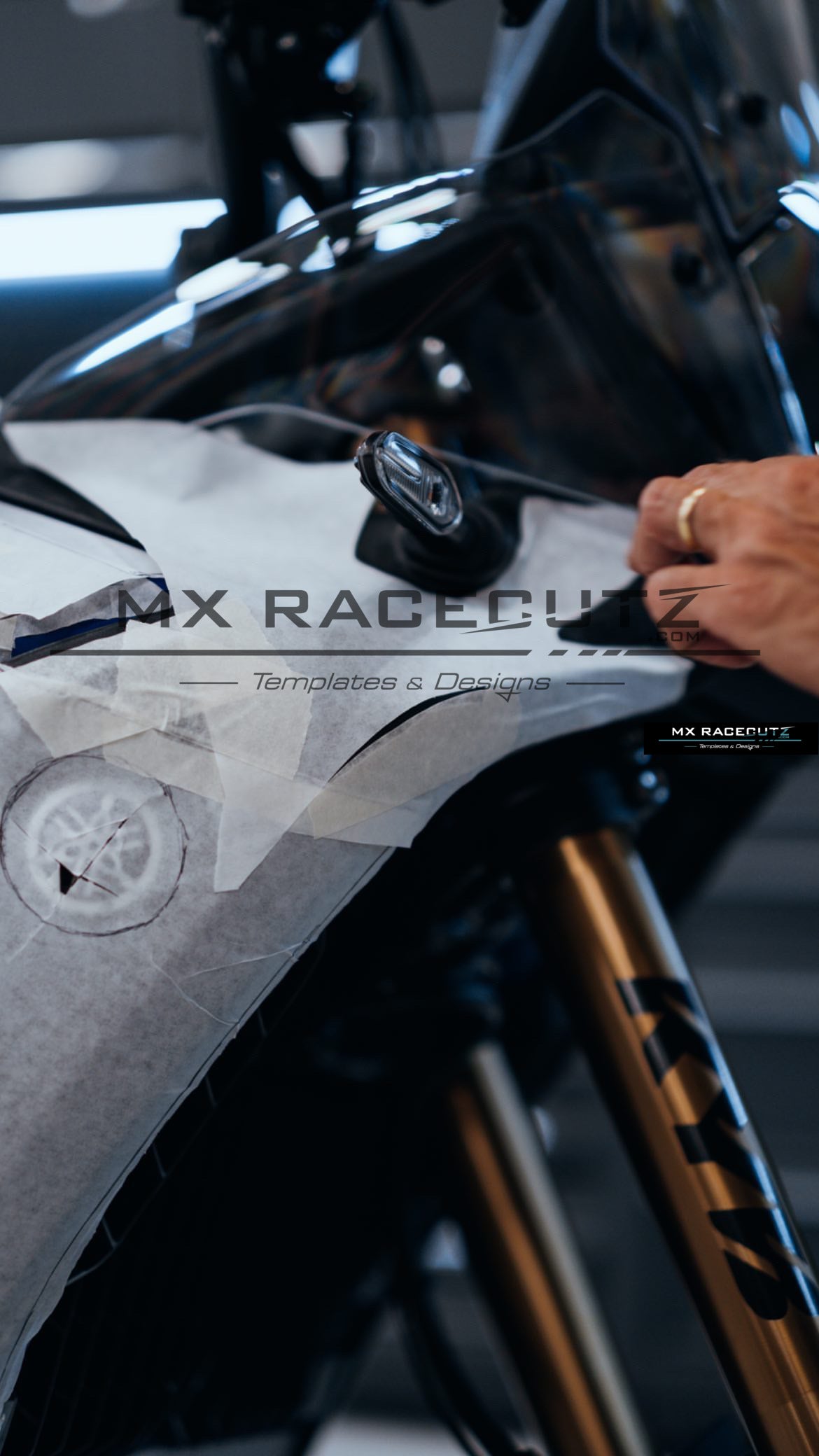 YAMAHA TENERE 700 WORLD RAID 2022-2025 TEMPLATE