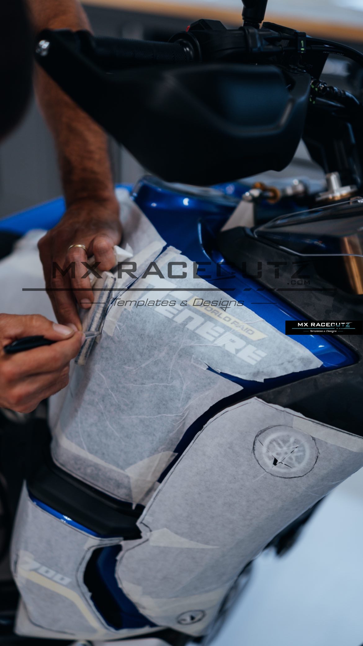 YAMAHA TENERE 700 WORLD RAID 2022-2025 TEMPLATE