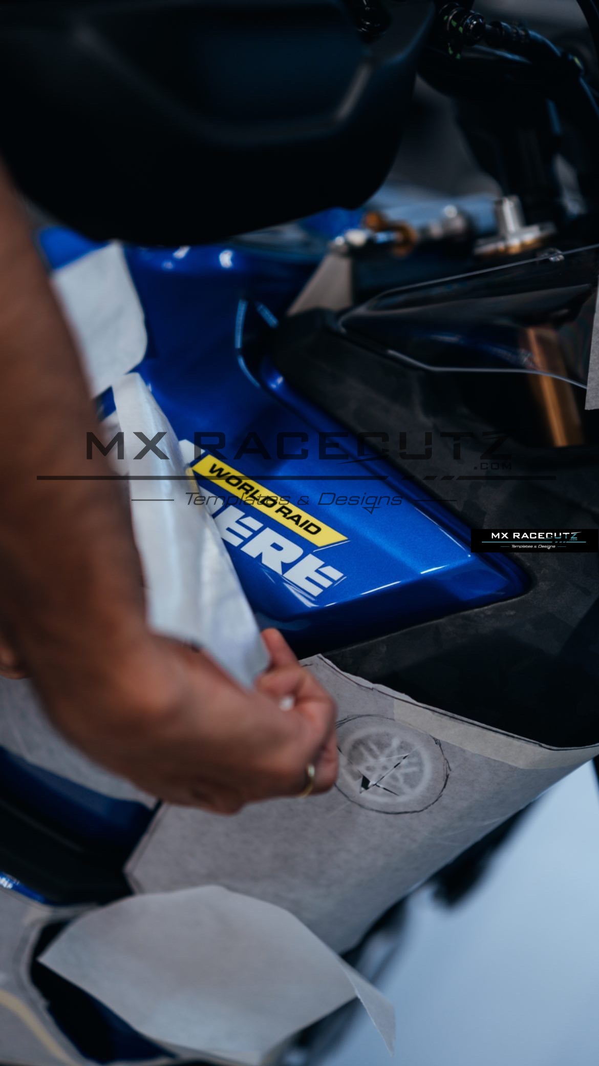 YAMAHA TENERE 700 WORLD RAID 2022-2025 TEMPLATE