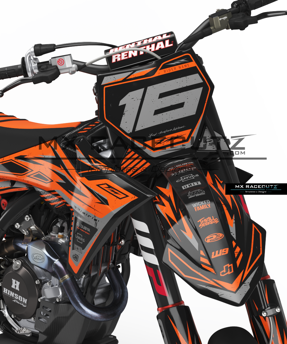 RACING NUMBER PACK 8