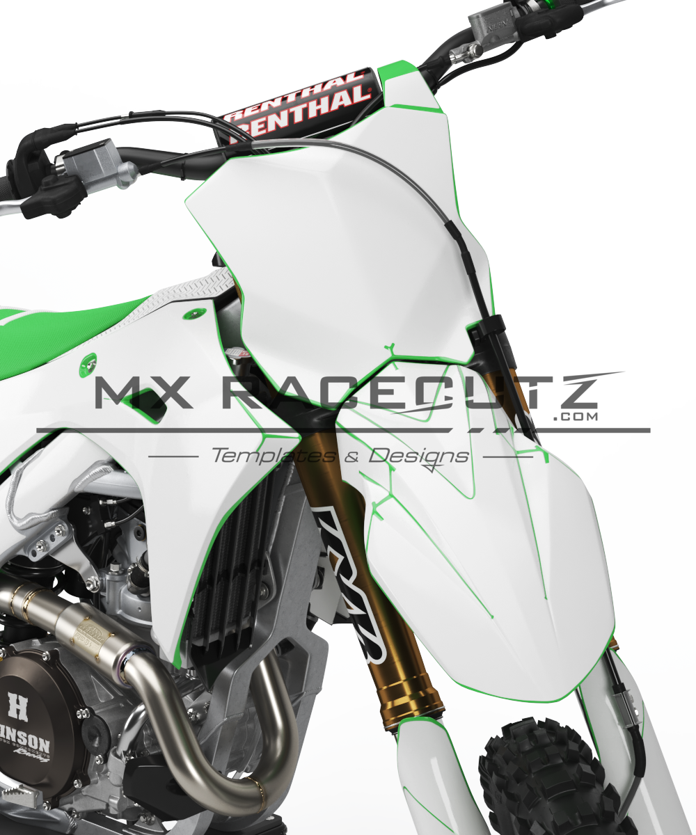 KAWASAKI KX 250 2025-2026 & 450 2024-2026 TEMPLATE