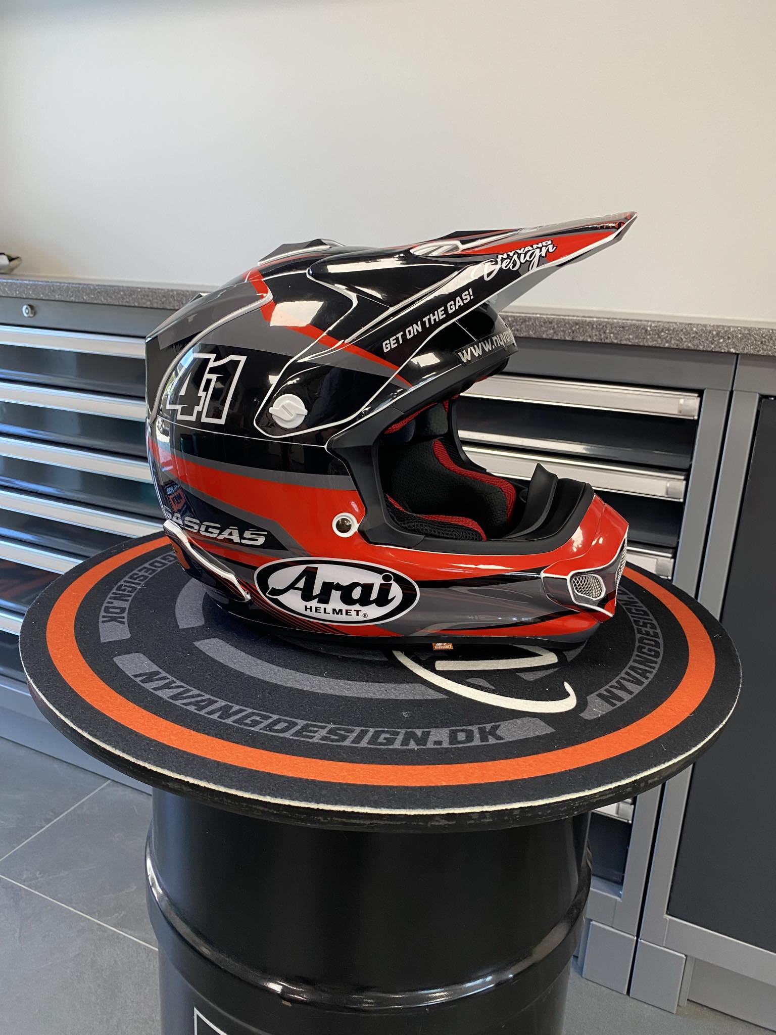 airoh trials motorcycle helmets Amped MK2 Airoh Trials Helmet Stickers - BR