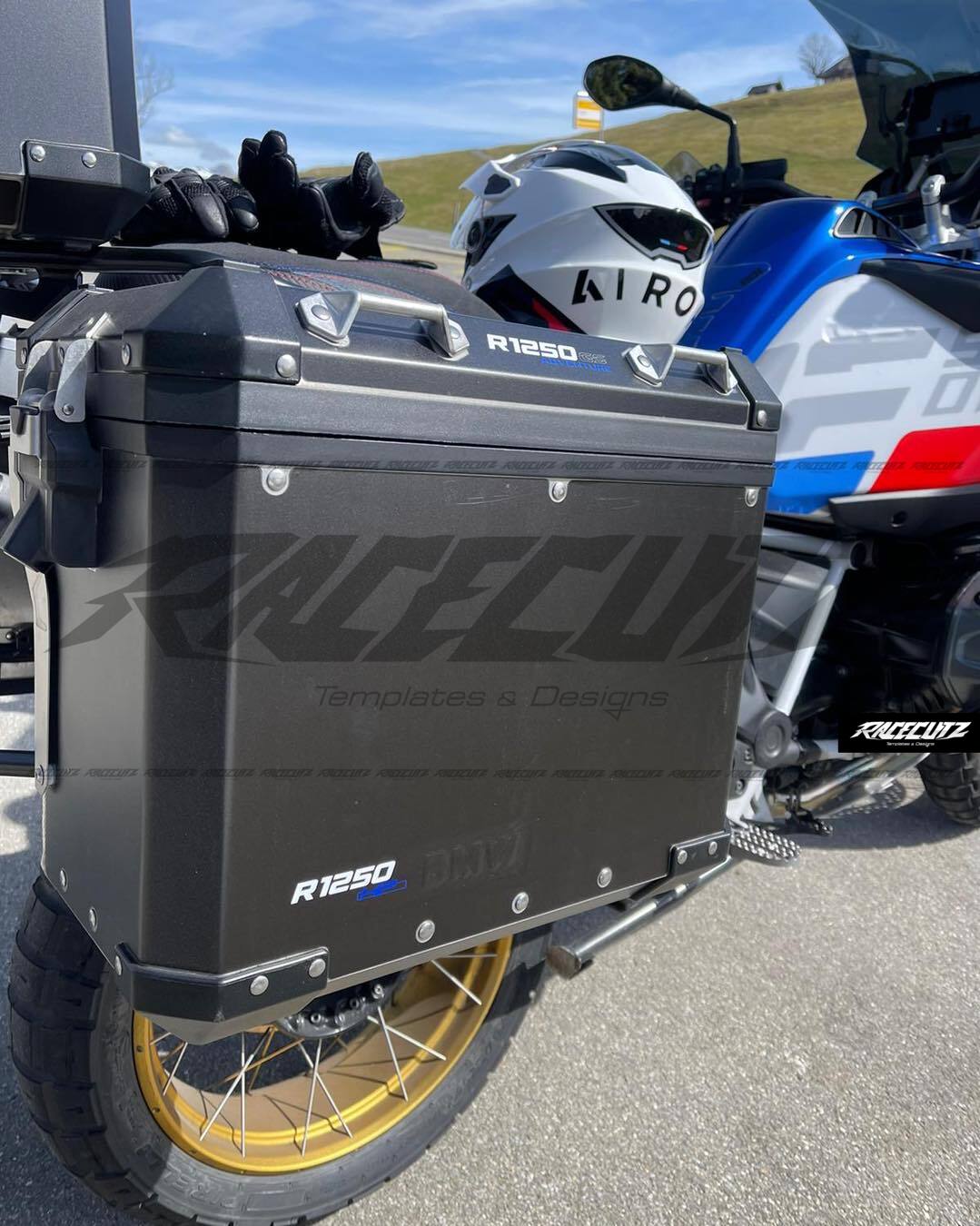 BMW F850GS 2018-2024 & F900GS 2024-2025 & R1200GS 2013-2018 & R1250 2019-2023 PANNIERS TEMPLATE