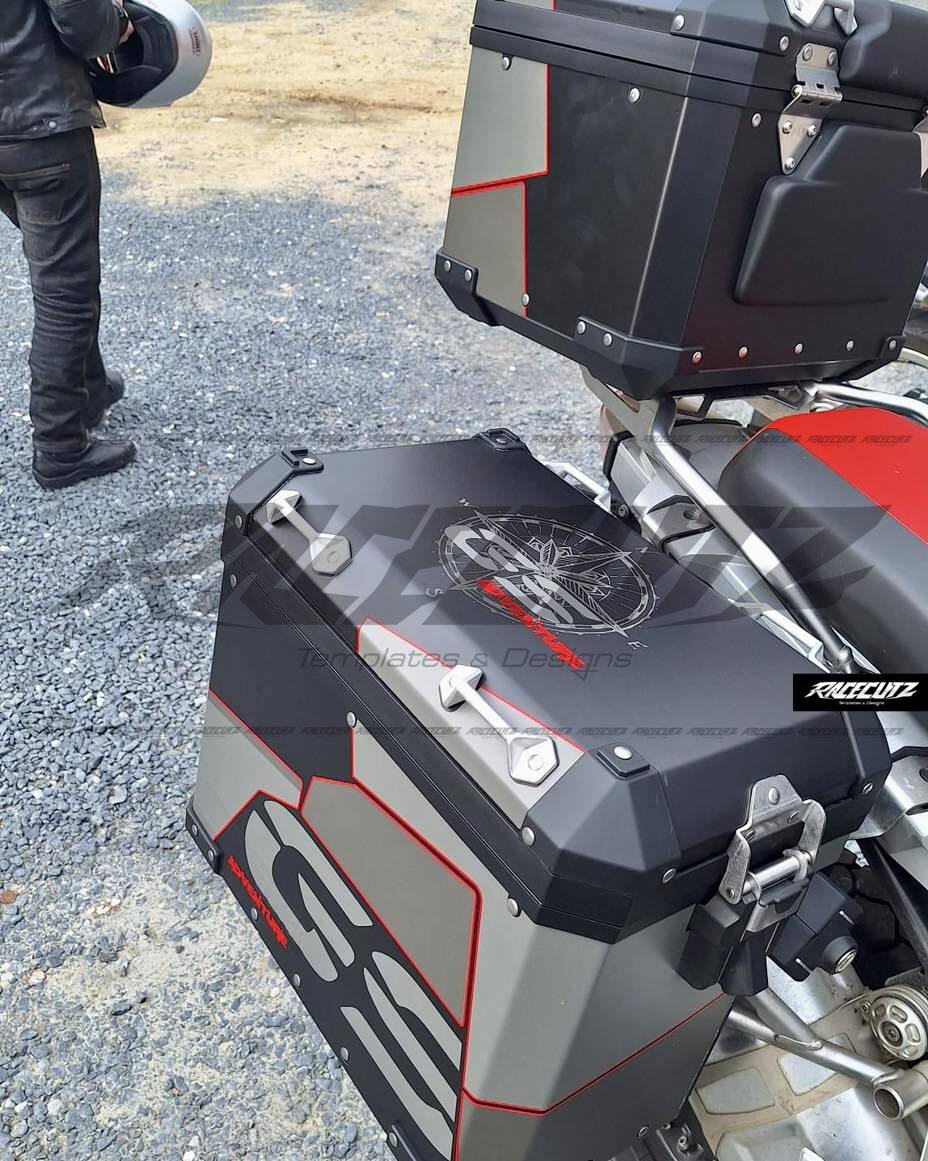 BMW F850GS 2018-2024 & F900GS 2024-2025 & R1200GS 2013-2018 & R1250 2019-2023 PANNIERS TEMPLATE