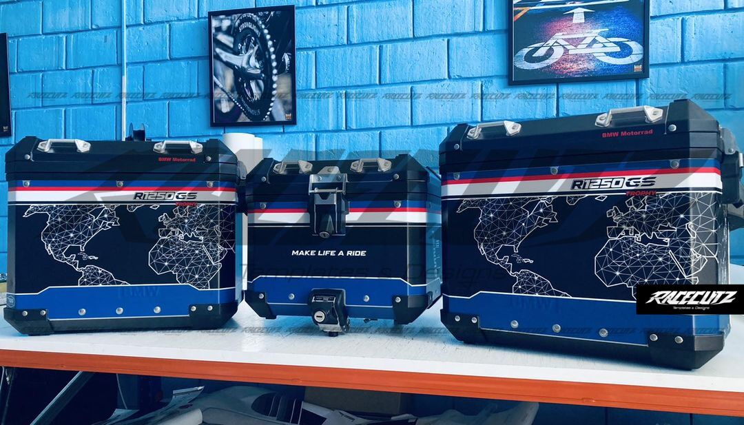 BMW F850GS 2018-2024 & F900GS 2024-2025 & R1200GS 2013-2018 & R1250 2019-2023 PANNIERS TEMPLATE