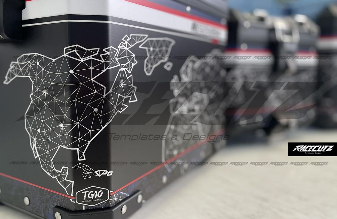 BMW F850GS 2018-2024 & F900GS 2024-2025 & R1200GS 2013-2018 & R1250 2019-2023 PANNIERS TEMPLATE