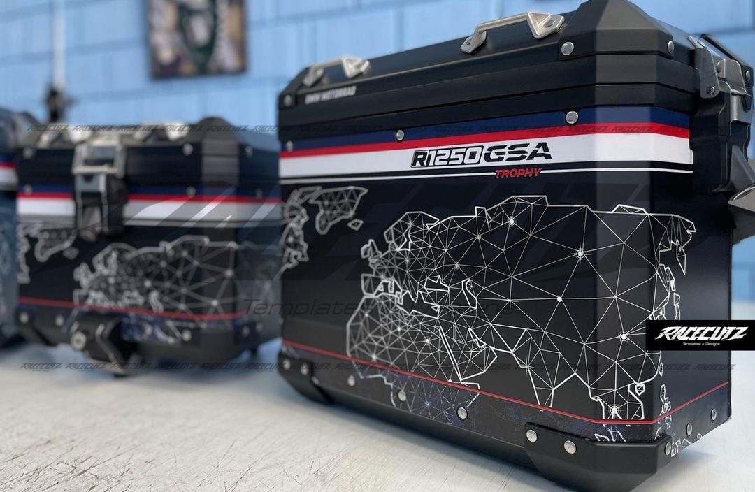 BMW F850GS 2018-2024 & F900GS 2024-2025 & R1200GS 2013-2018 & R1250 2019-2023 PANNIERS TEMPLATE