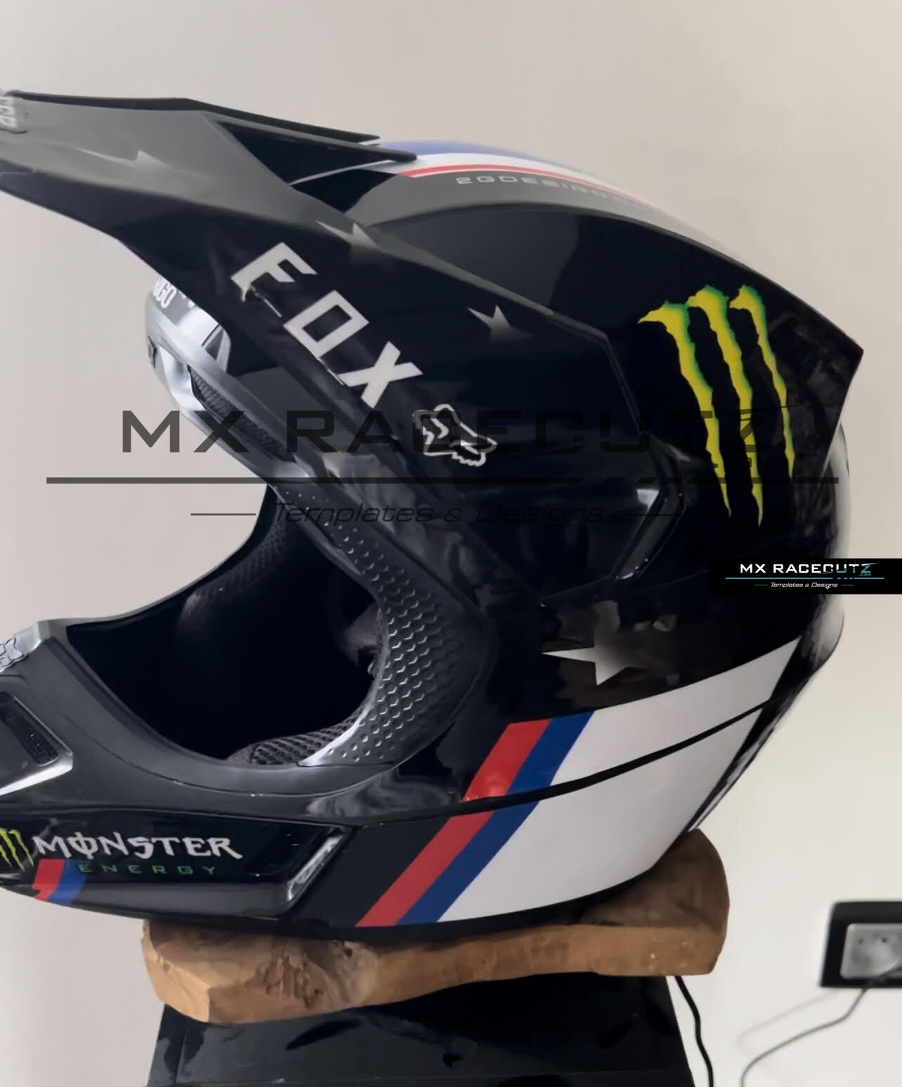 FOX V3 MVRS - SIZE LARGE TEMPLATE