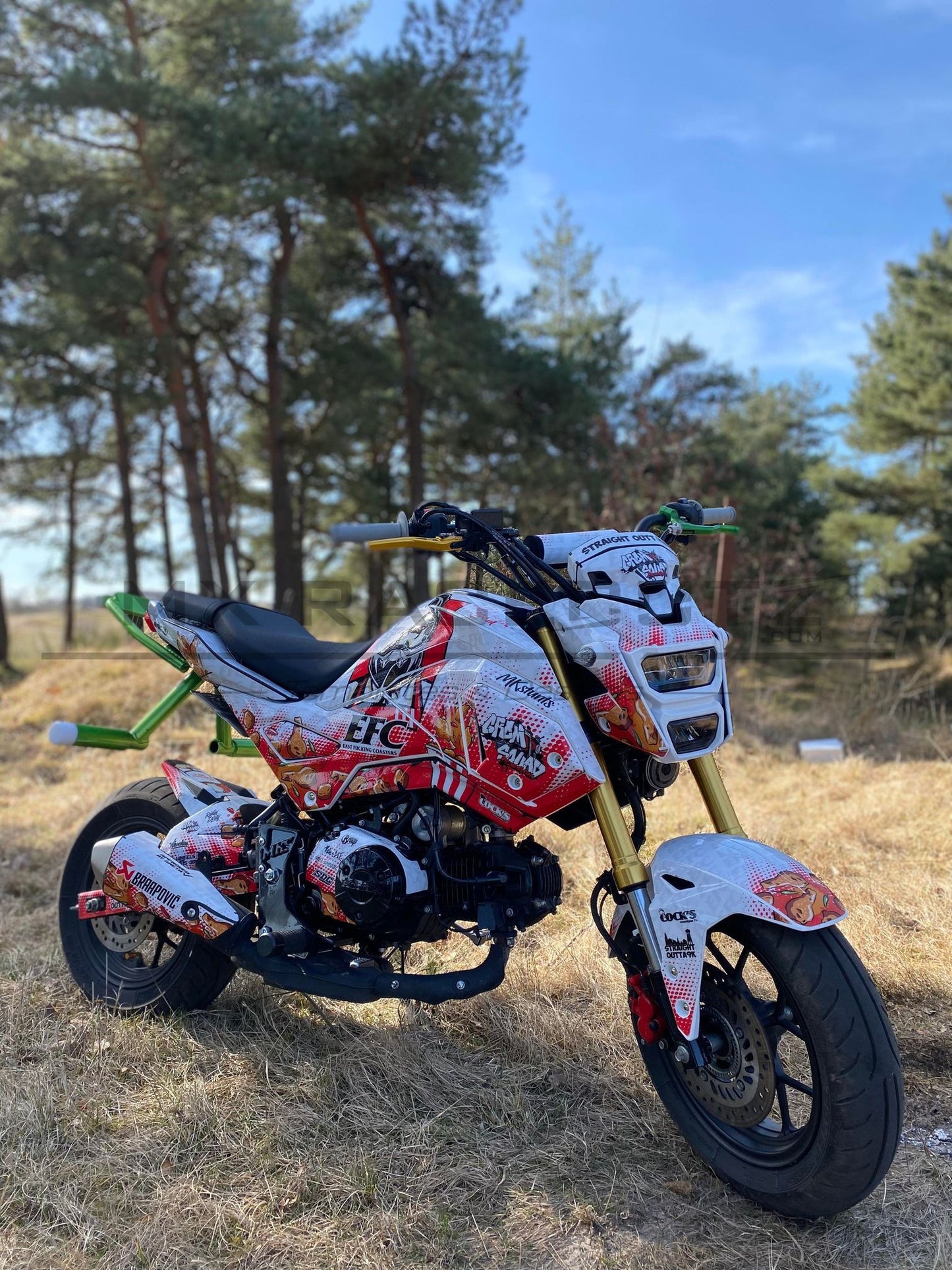 HONDA GROM & MSX 125 2017-2020 TEMPLATE