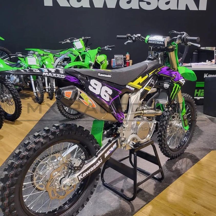 KAWASAKI KXF 250 2021-2024 & KXF 450 2019-2023 TEMPLATE