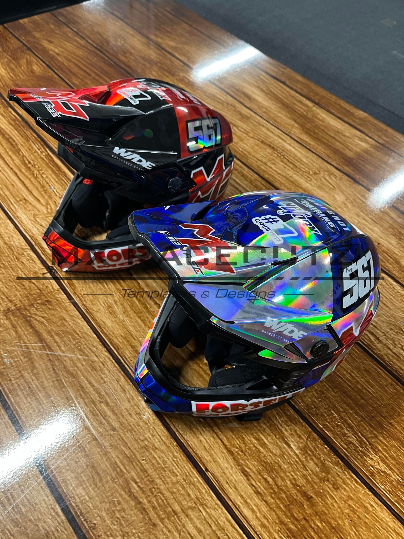 custom motorcycle helmet graphics templates BELL MOTO 10